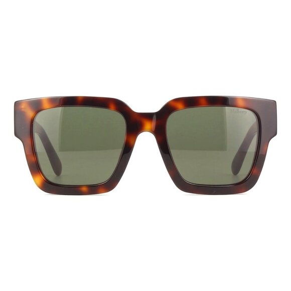 New MULBERRY Havana Square SML255 09JC Sunglasses Women - Picture 2 of 4